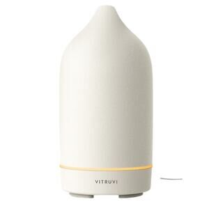 VITRUVI White Stone Oil Air Diffuser New in Box